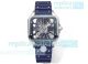 THB Factory Swiss Clone Cartier Santos Skeleton Stainless Steel Watch Blue Rubber Strap (4)_th.jpg